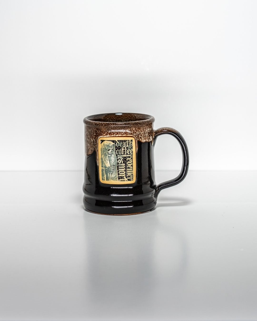 Réveiller Les Morts Ramsey Coffee Mug – Black with Cinnamon & White Rim
