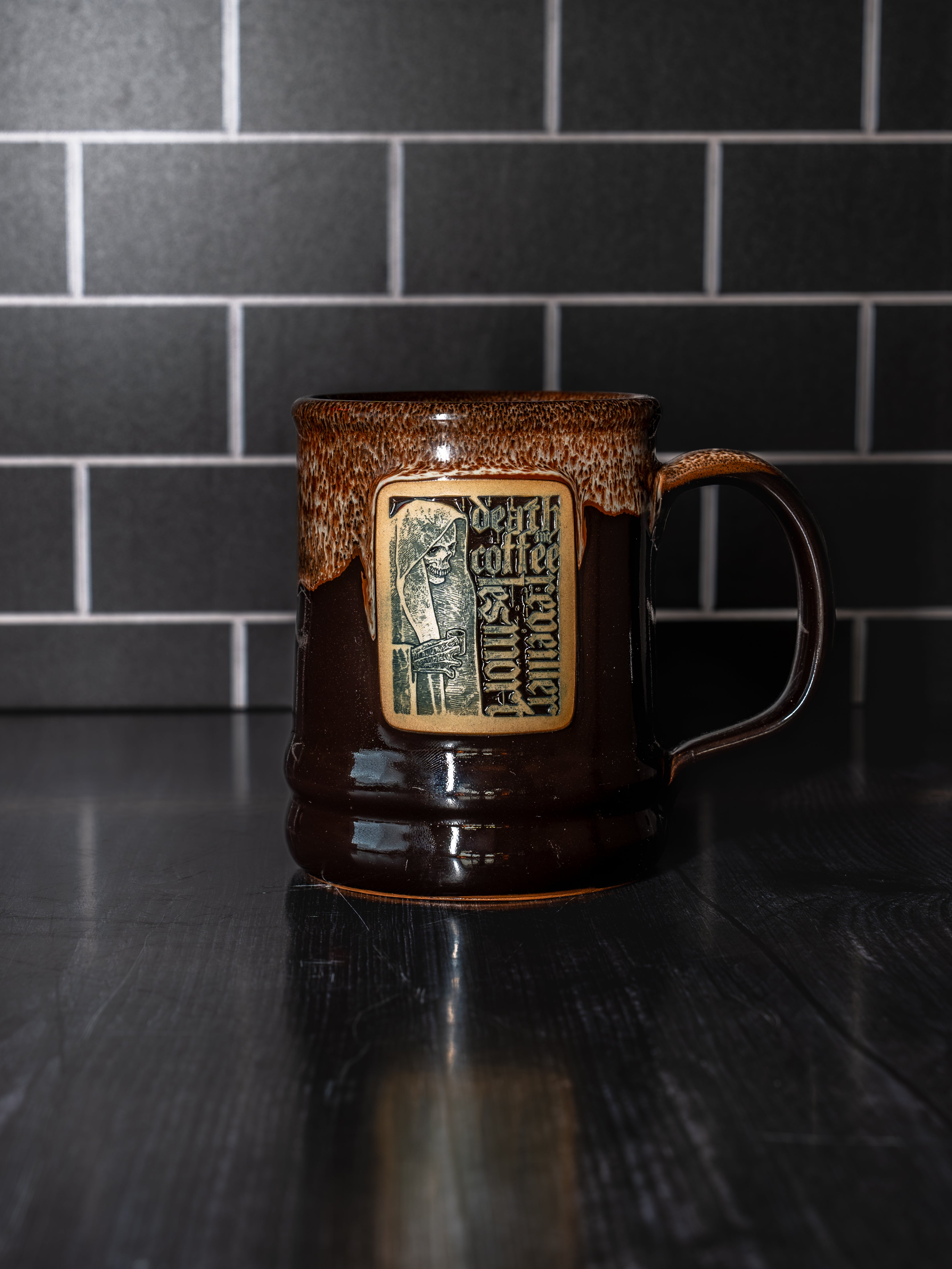 Death Inc. Coffee Mug - Brown