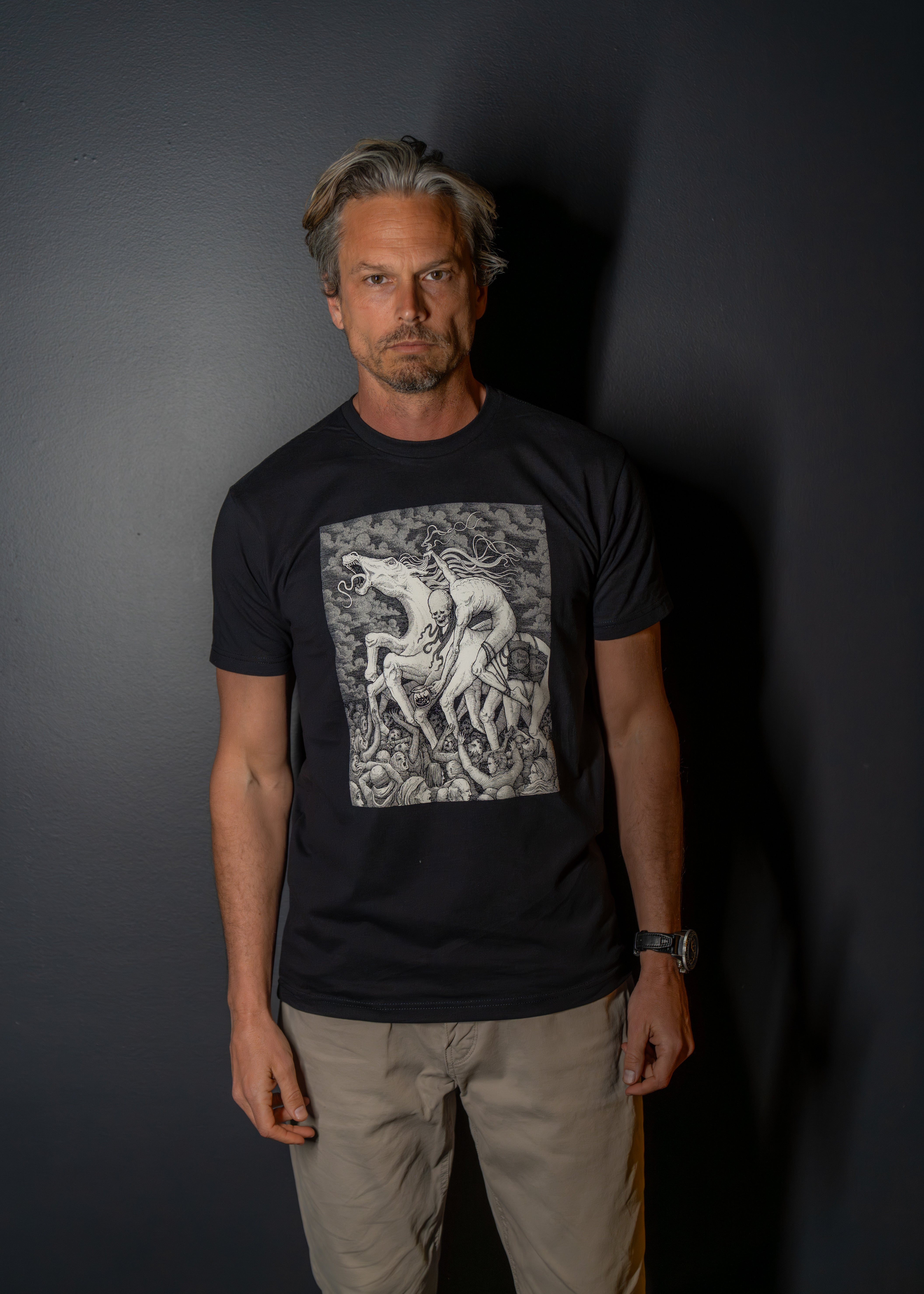 Pale Horse Unisex T-shirt(B&W)